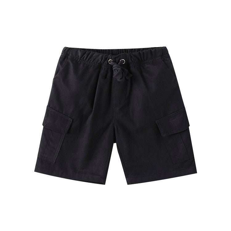Boys Batman Super Hero Tee and black cotton cargo shorts set - Kids clothes