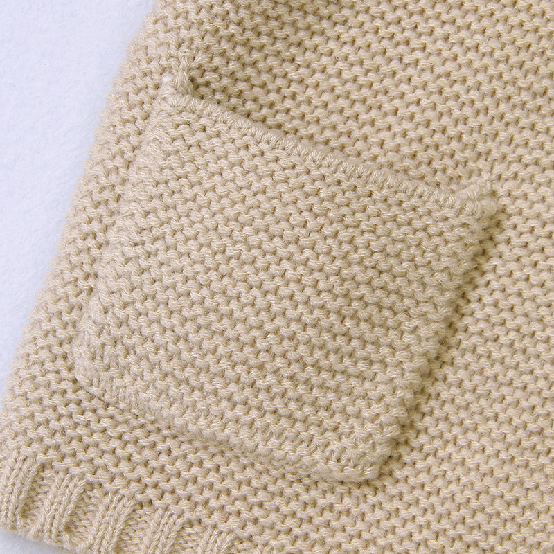 Baby unisex warm hooded sweater with ears
