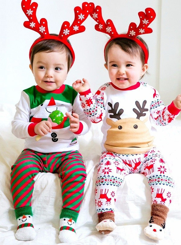 Toddlers Fuzzy Fun reindeer socks