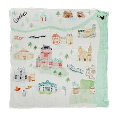 Loulou lollipop Baby's "Quebec" Muslin Swaddle blanket