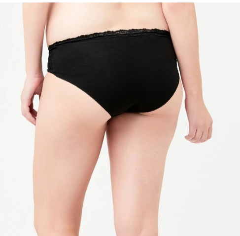 Women's Ripe maternity maternity & post natal Lacey Brief undies in black, light grey or light pink