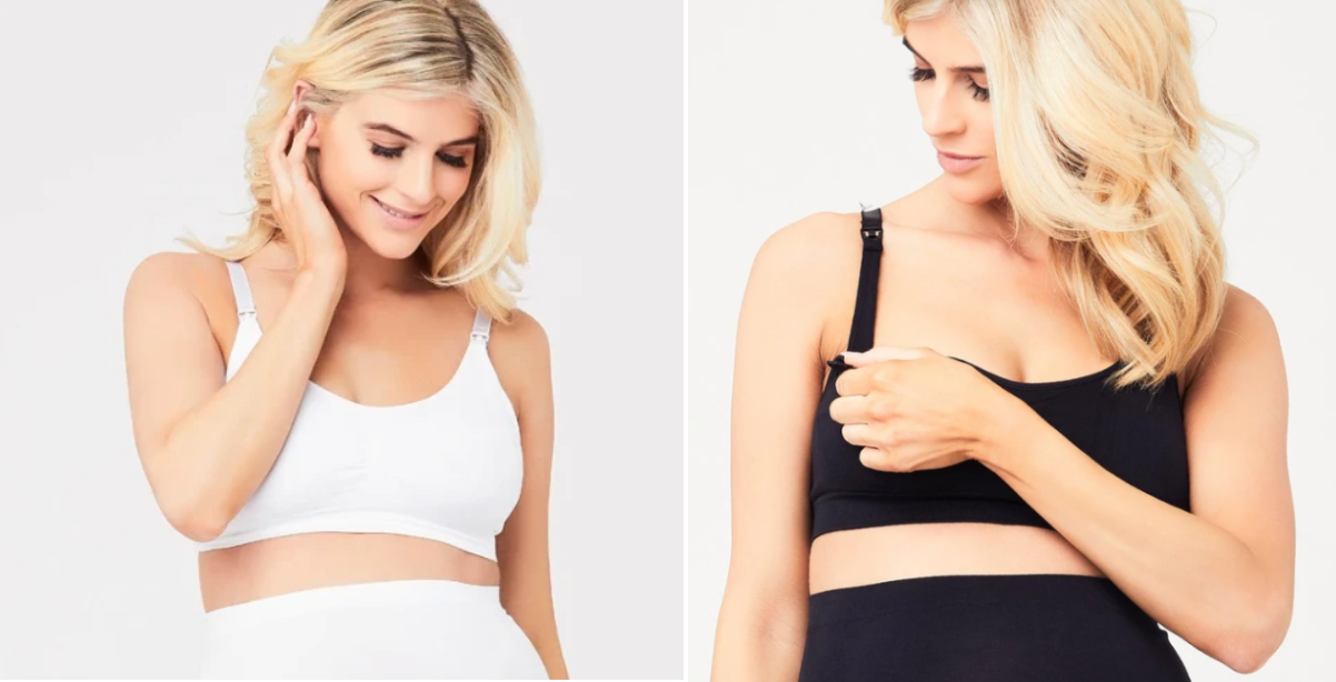 Women's Ripe maternity stretchy Maternity & Nursing bra in Black OR White