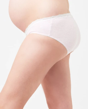 Women's Ripe maternity maternity & post natal Lacey Brief undies in black, light grey or light pink