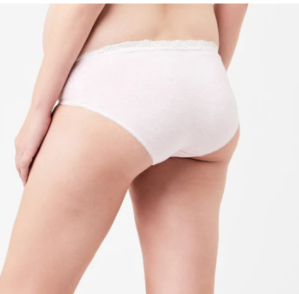 Women's Ripe maternity maternity & post natal Lacey Brief undies in black, light grey or light pink