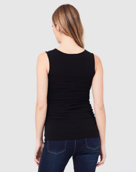 Women's Ripe maternity organic maternity & nursing tank top - in Black or White