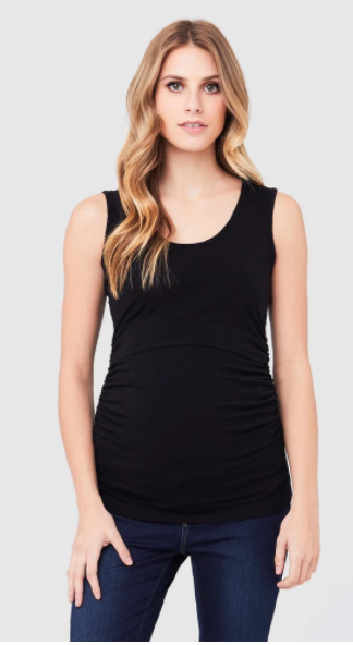 Women's Ripe maternity organic maternity & nursing tank top - in Black or White