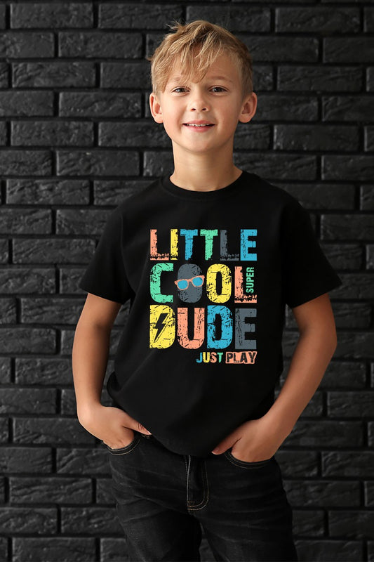 Boys "Little Cool Dude" Tee - Kids clothes