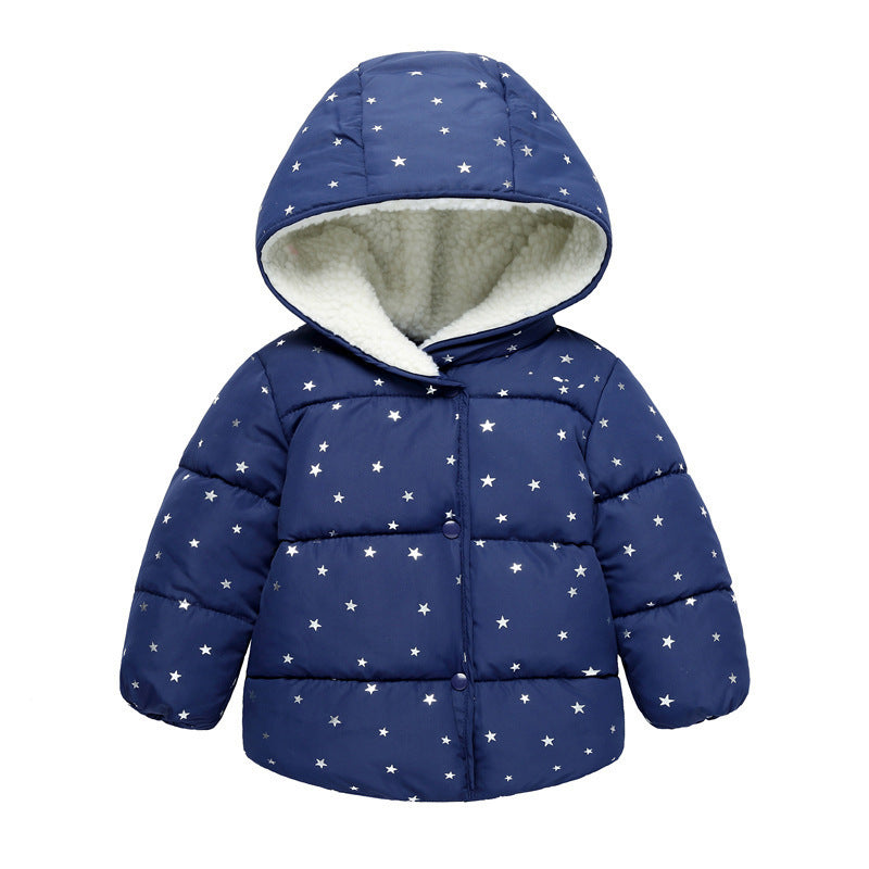 Kids and Baby Fall down padded jacket - Multiple Colors