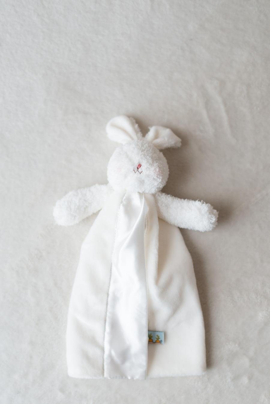 Bunnies by the Bay soft and cuddly cream bunny lovey blanket toy - Bun Bun Bye Bye Buddy