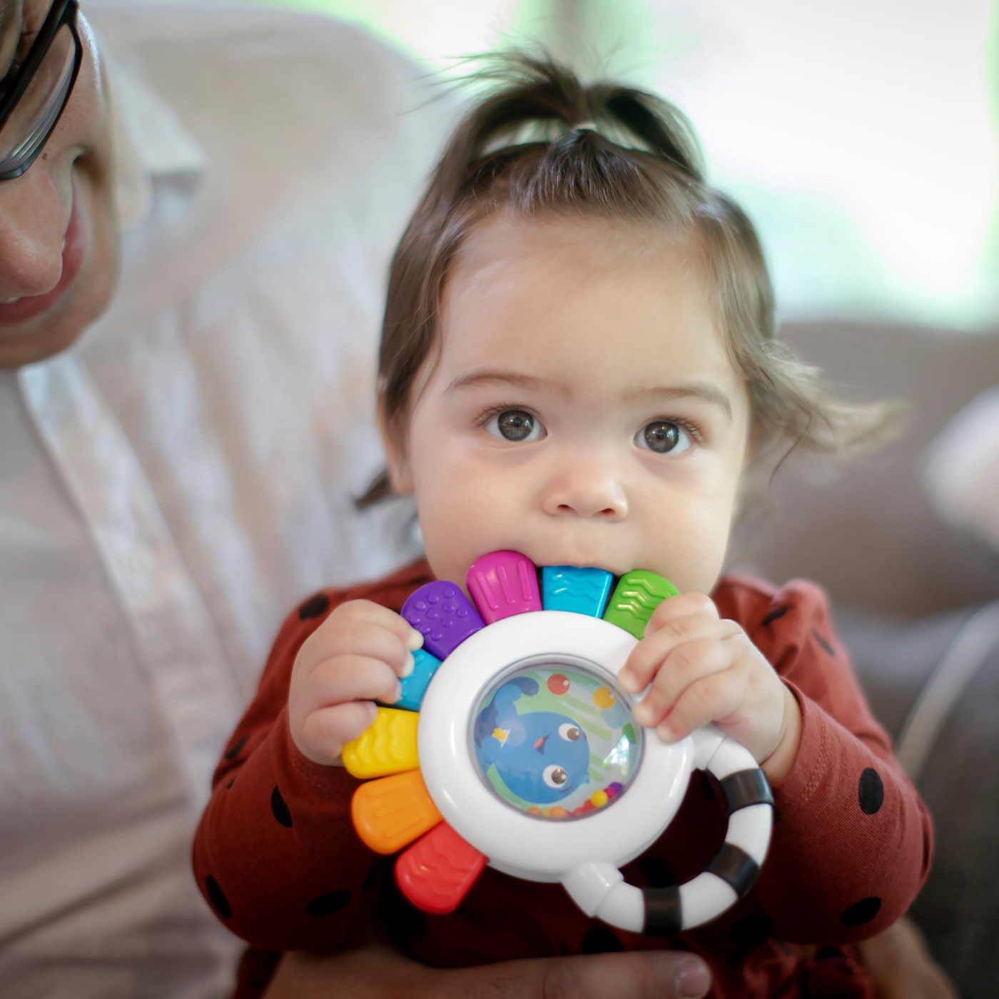 Baby's Outstanding Opus™ Sensory Rattle & Teether - Baby Einstein