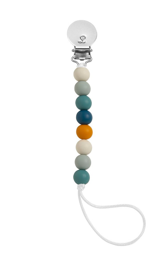 Baby's Mini Lolli Pacifier Clip - Ocean Blue - Loulou Lollipop