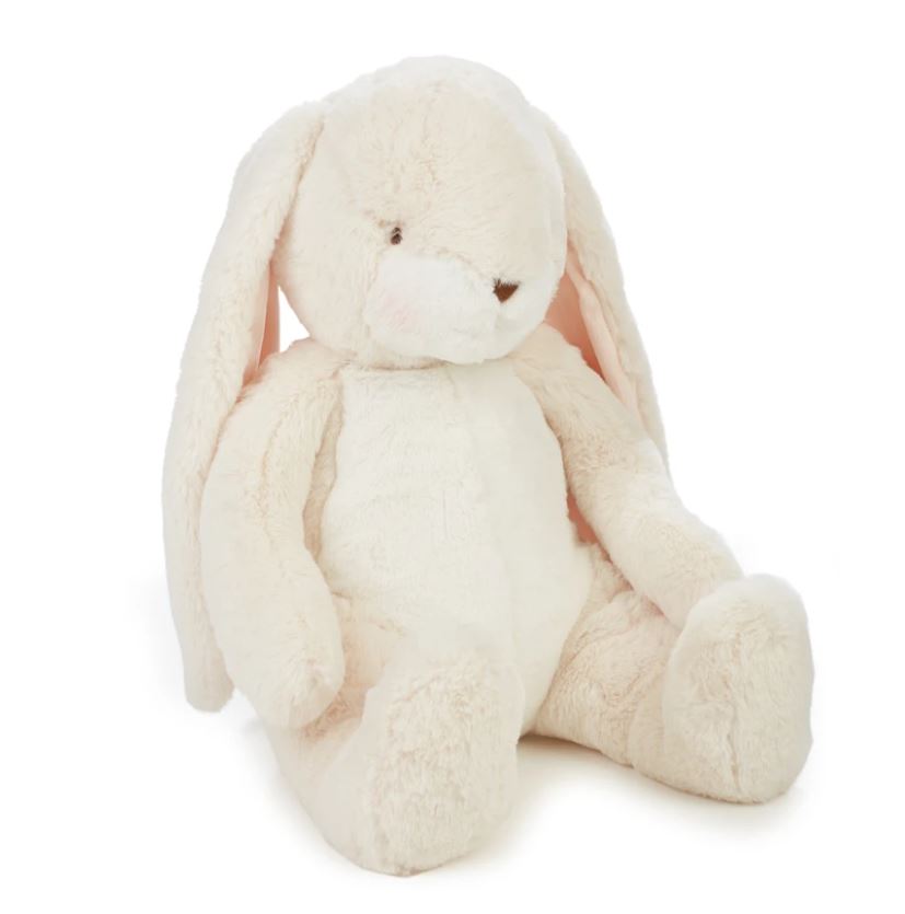Bunnies by the Bay oversized big plush bunny baby and kids toy - Big Nibble 20" Cream Bunny