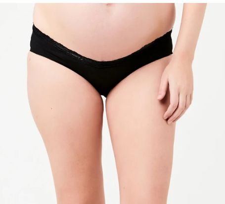 Women's Ripe maternity maternity & post natal Lacey Brief undies in black, light grey or light pink