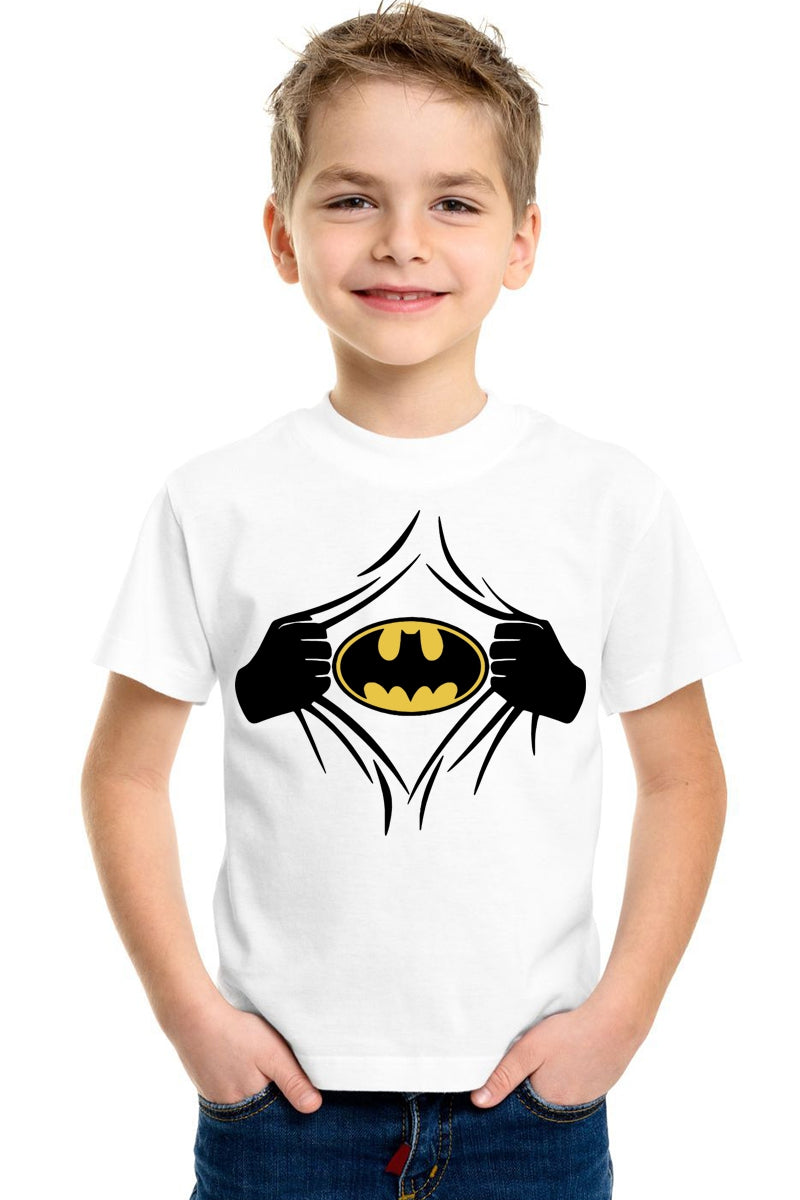 Boys Batman Super Hero Tee and black cotton cargo shorts set - Kids clothes