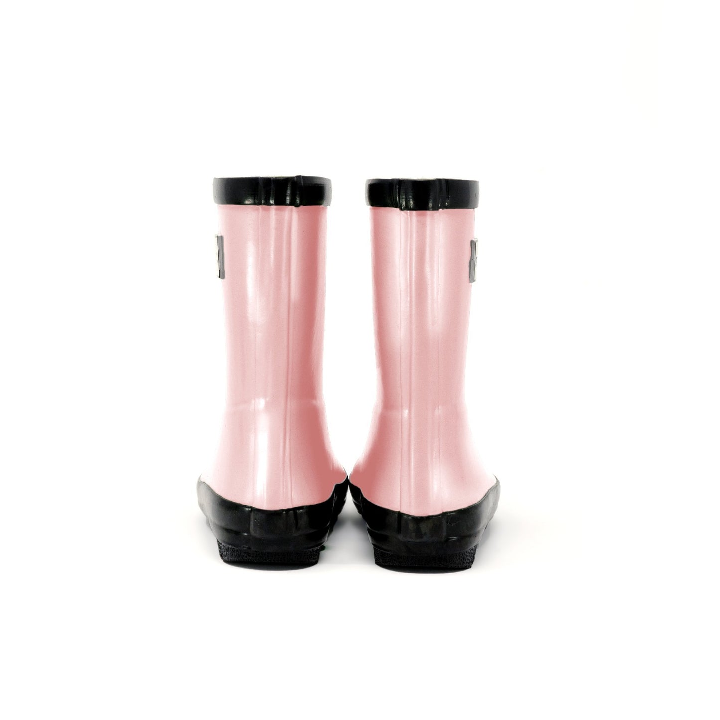 Kid's Stonz rubber Rain Boots in pink Metallic Haze