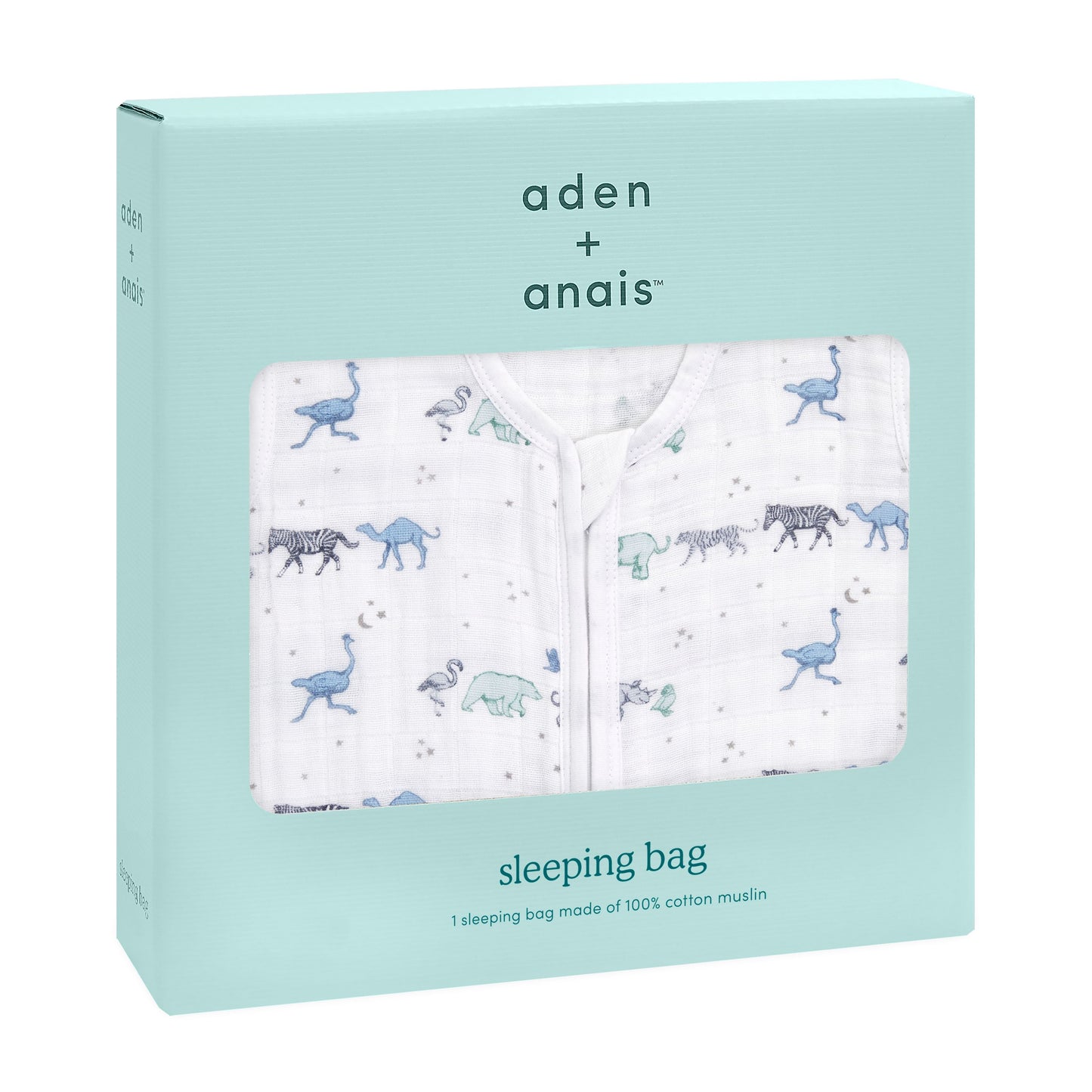 Aden and Anais "Rising Star" 100% cotton classic baby sleeping bag